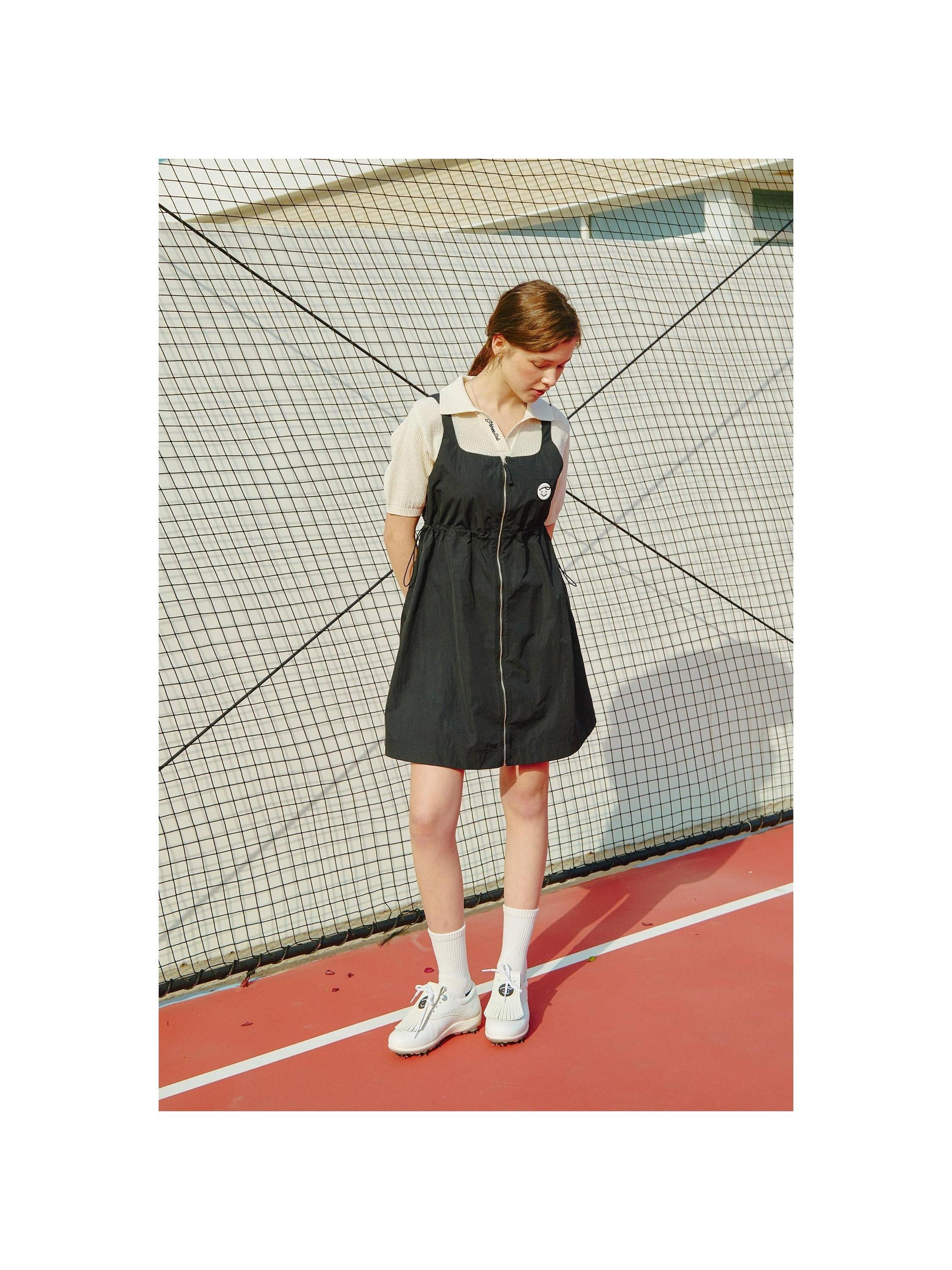 Piv'vee Club Open Collar Knit Top - The Golf Season | One Stop for Your Golf Shopping!