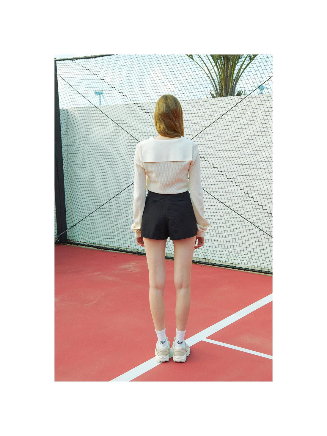 Piv'vee Club Sailor Collar Knit Top - The Golf Season | One Stop for Your Golf Shopping!