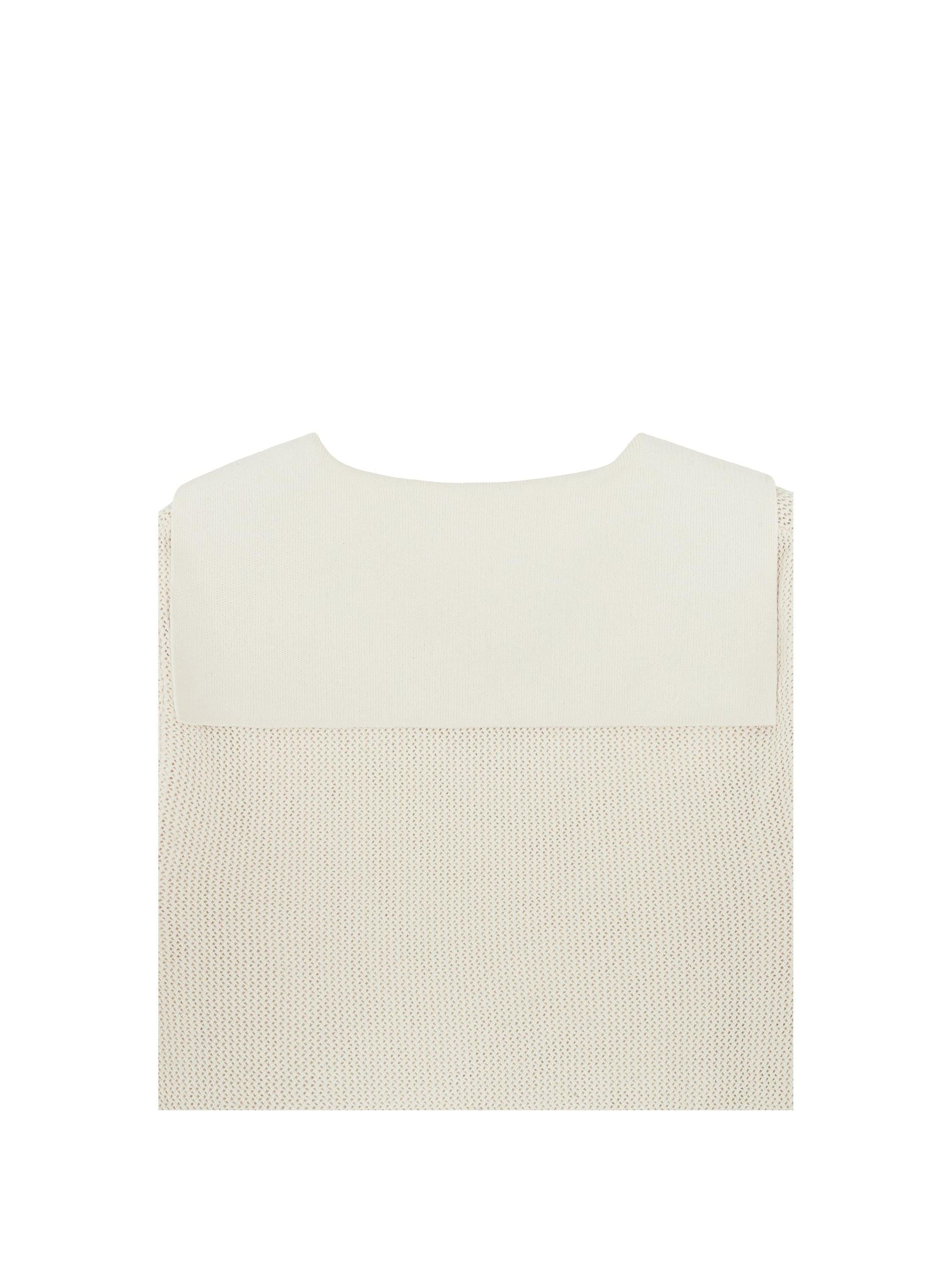 Piv'vee Club Sailor Collar Knit Top - The Golf Season | One Stop for Your Golf Shopping!