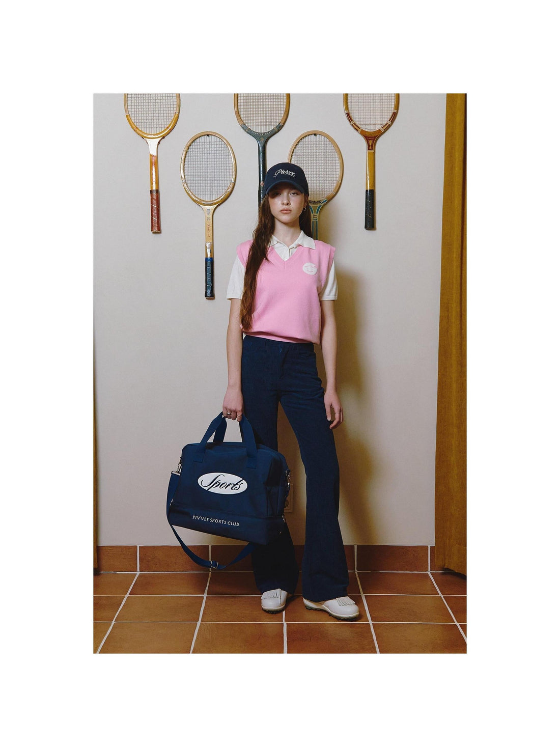 Piv'vee Essential V Neck Knit Vest - The Golf Season | One Stop for Your Golf Shopping!