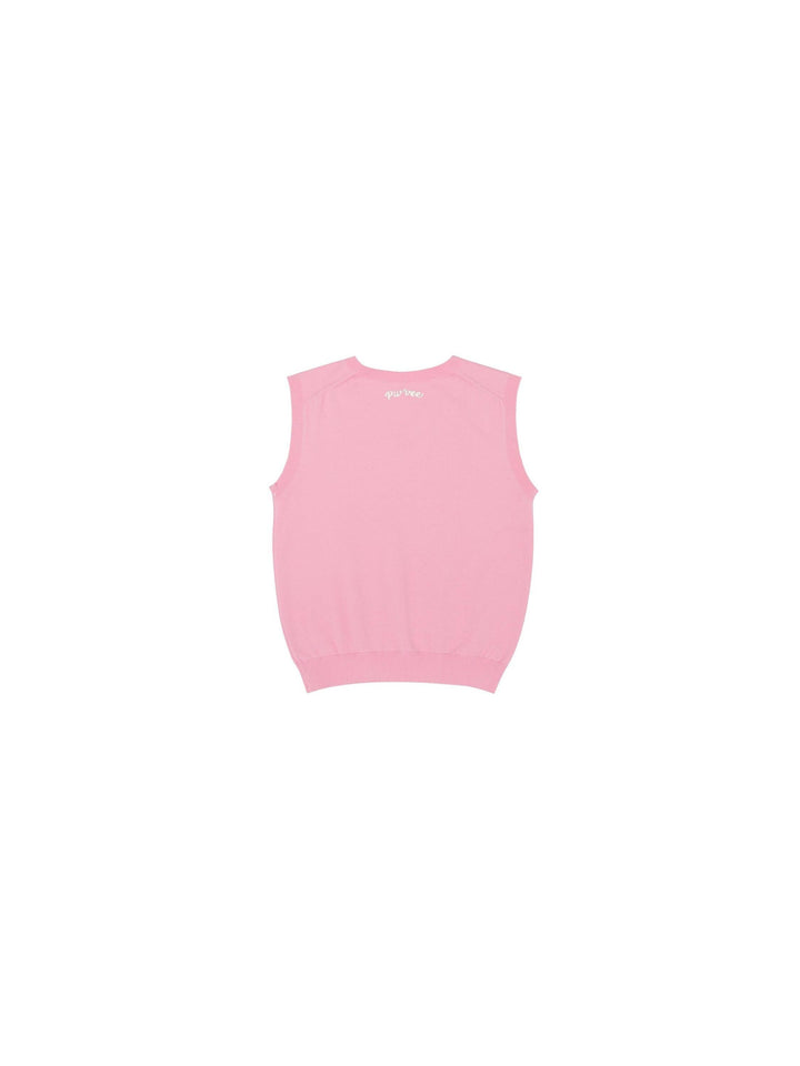 Piv'vee Essential V Neck Knit Vest - The Golf Season | One Stop for Your Golf Shopping!