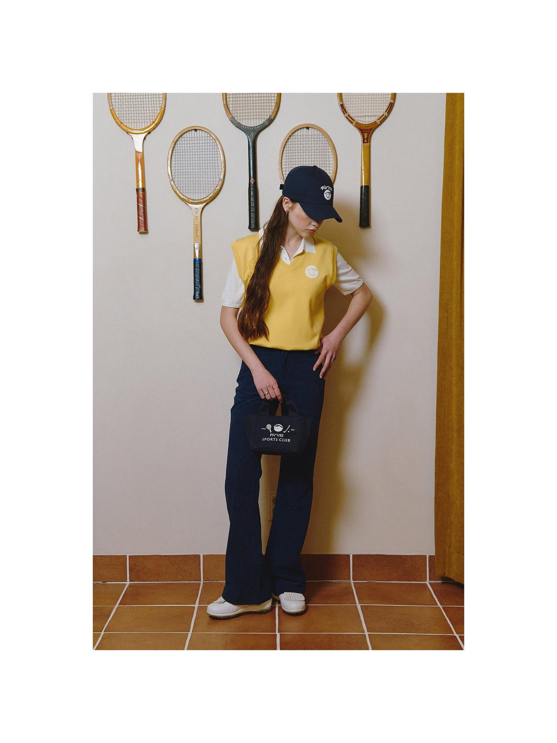 Piv'vee Essential V Neck Knit Vest - The Golf Season | One Stop for Your Golf Shopping!