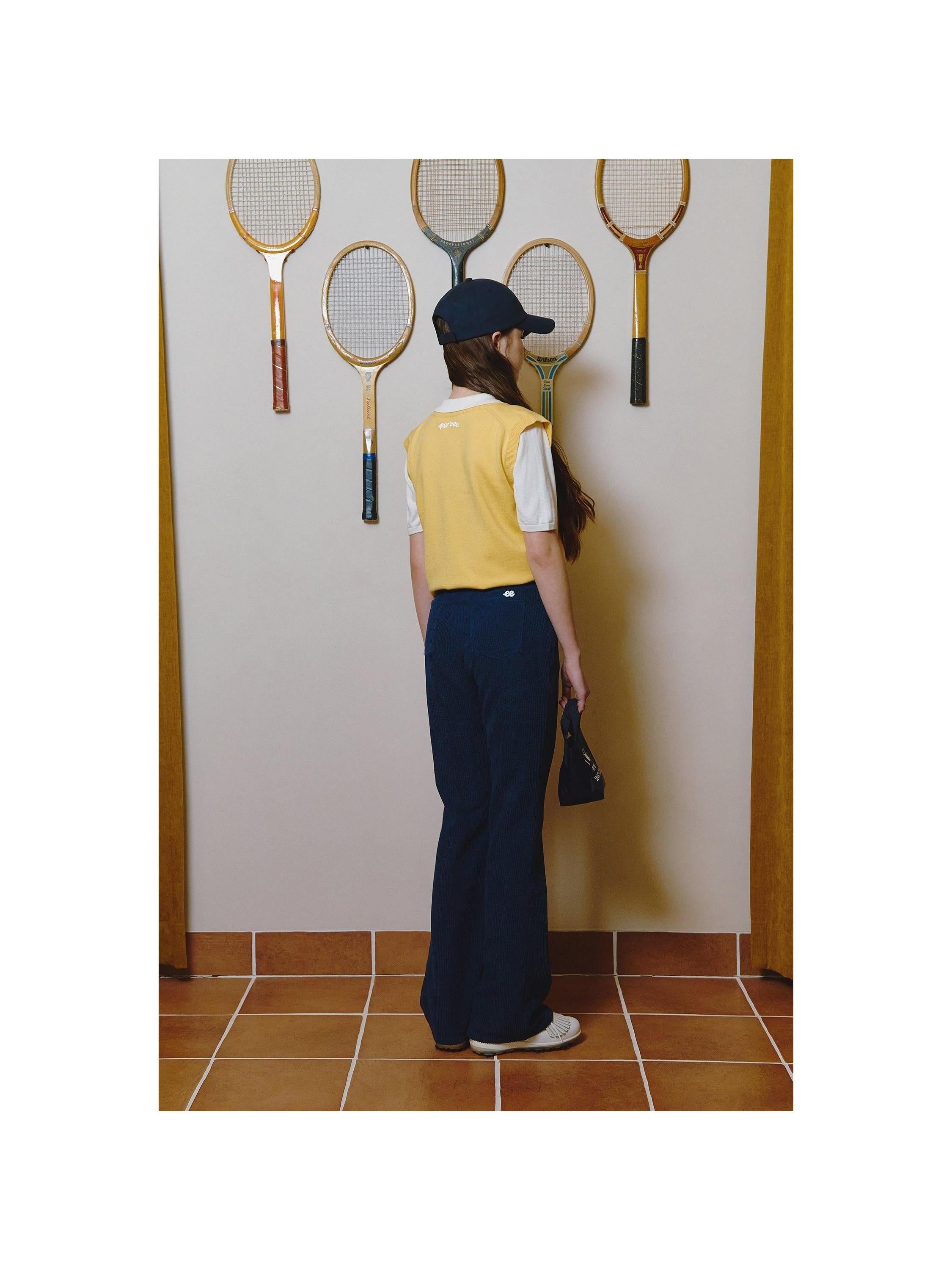 Piv'vee Essential V Neck Knit Vest - The Golf Season | One Stop for Your Golf Shopping!