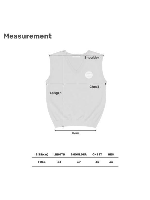 Piv'vee Essential V Neck Knit Vest - The Golf Season | One Stop for Your Golf Shopping!