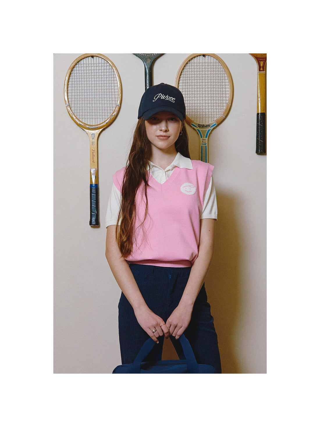 Piv'vee Essential V Neck Knit Vest - The Golf Season | One Stop for Your Golf Shopping!