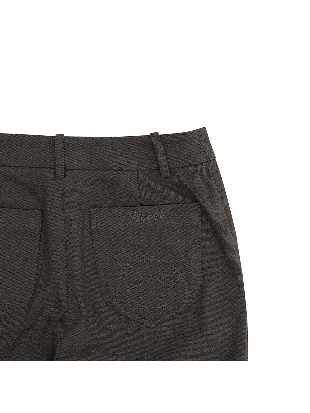 Piv'vee Herringbone semi-flared trouser - The Golf Season | One Stop for Your Golf Shopping!