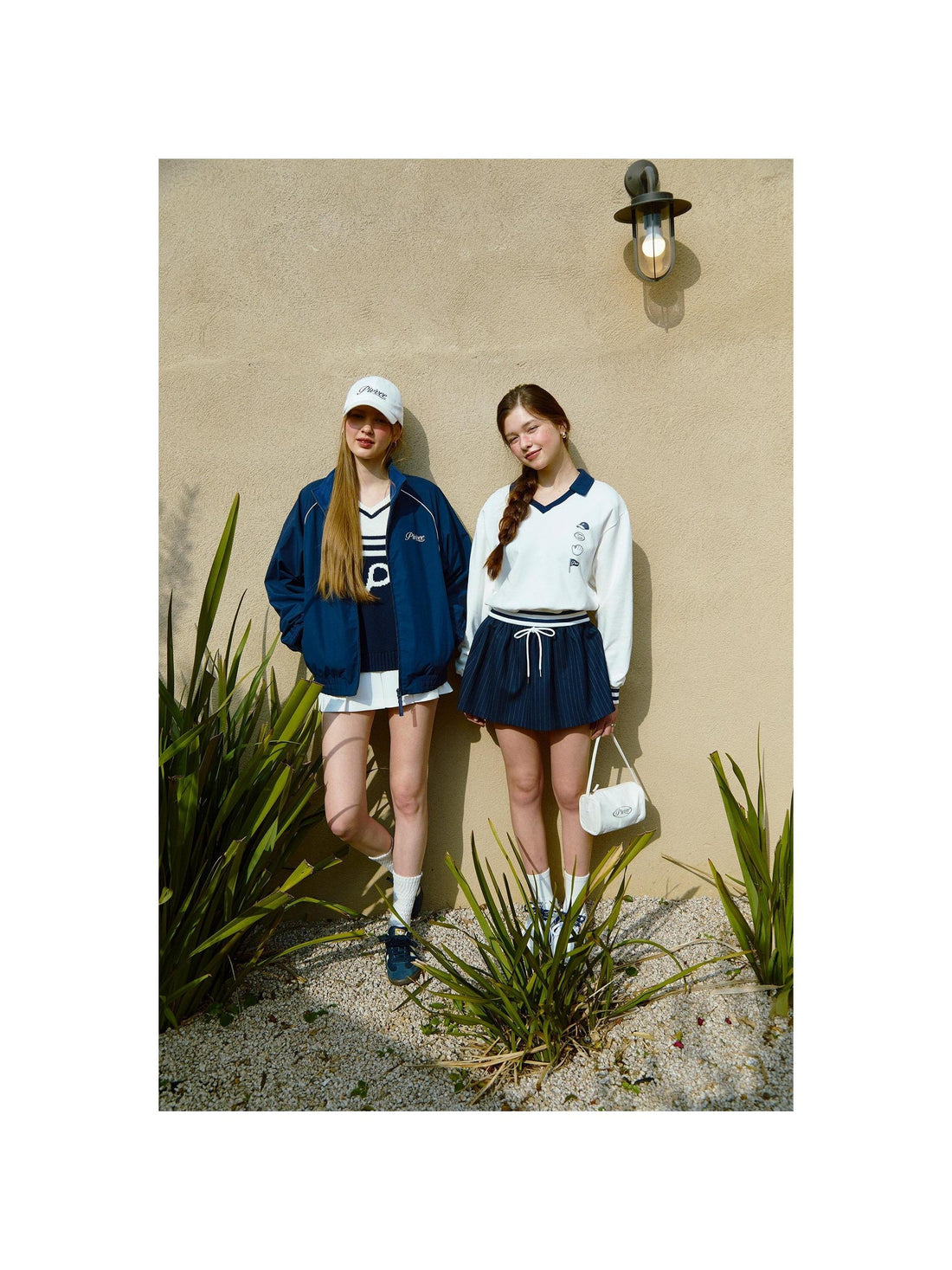 Piv'vee Pinstripe Drawstring Mini Skirt - The Golf Season | One Stop for Your Golf Shopping!