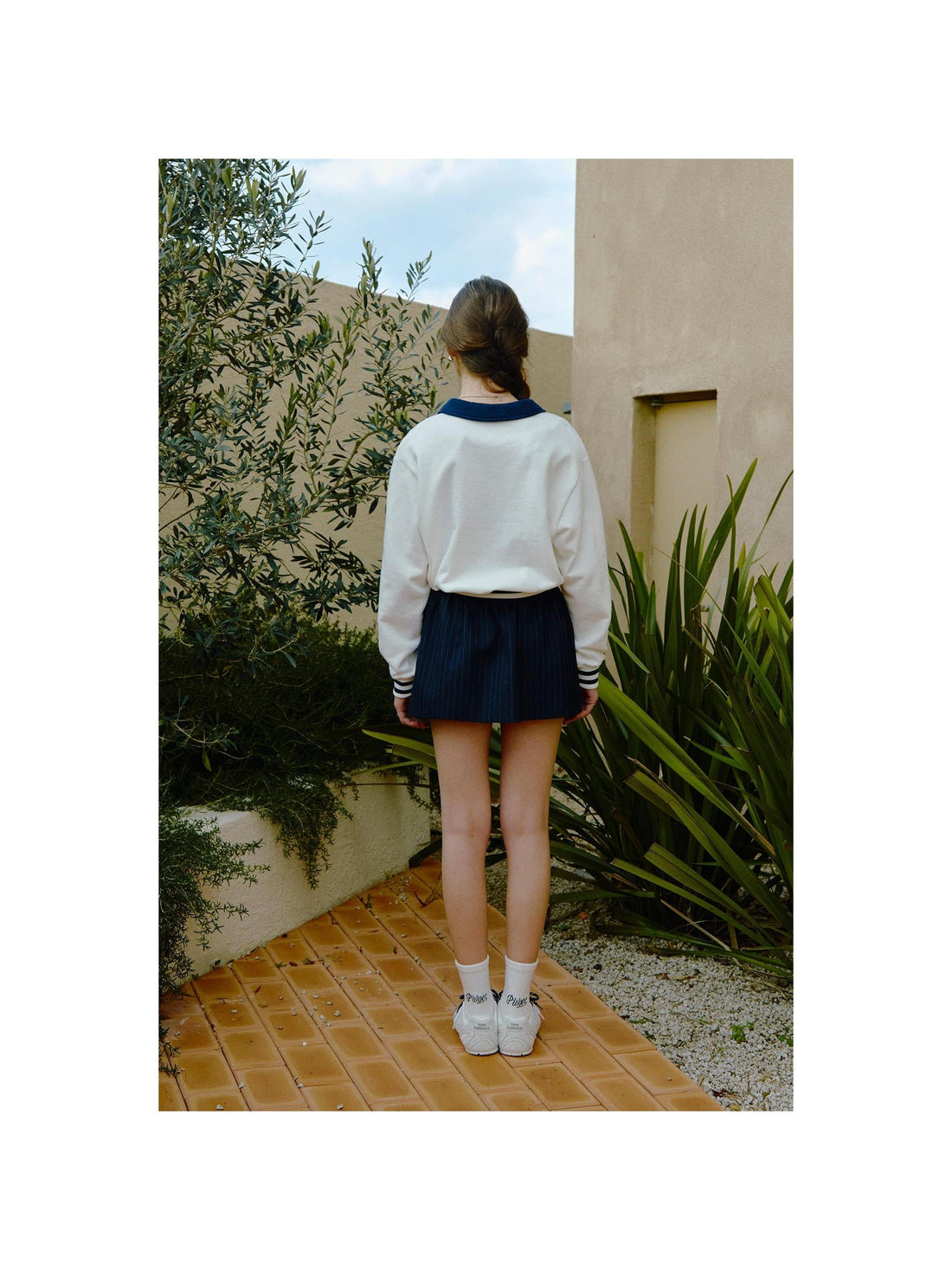 Piv'vee Pinstripe Drawstring Mini Skirt - The Golf Season | One Stop for Your Golf Shopping!