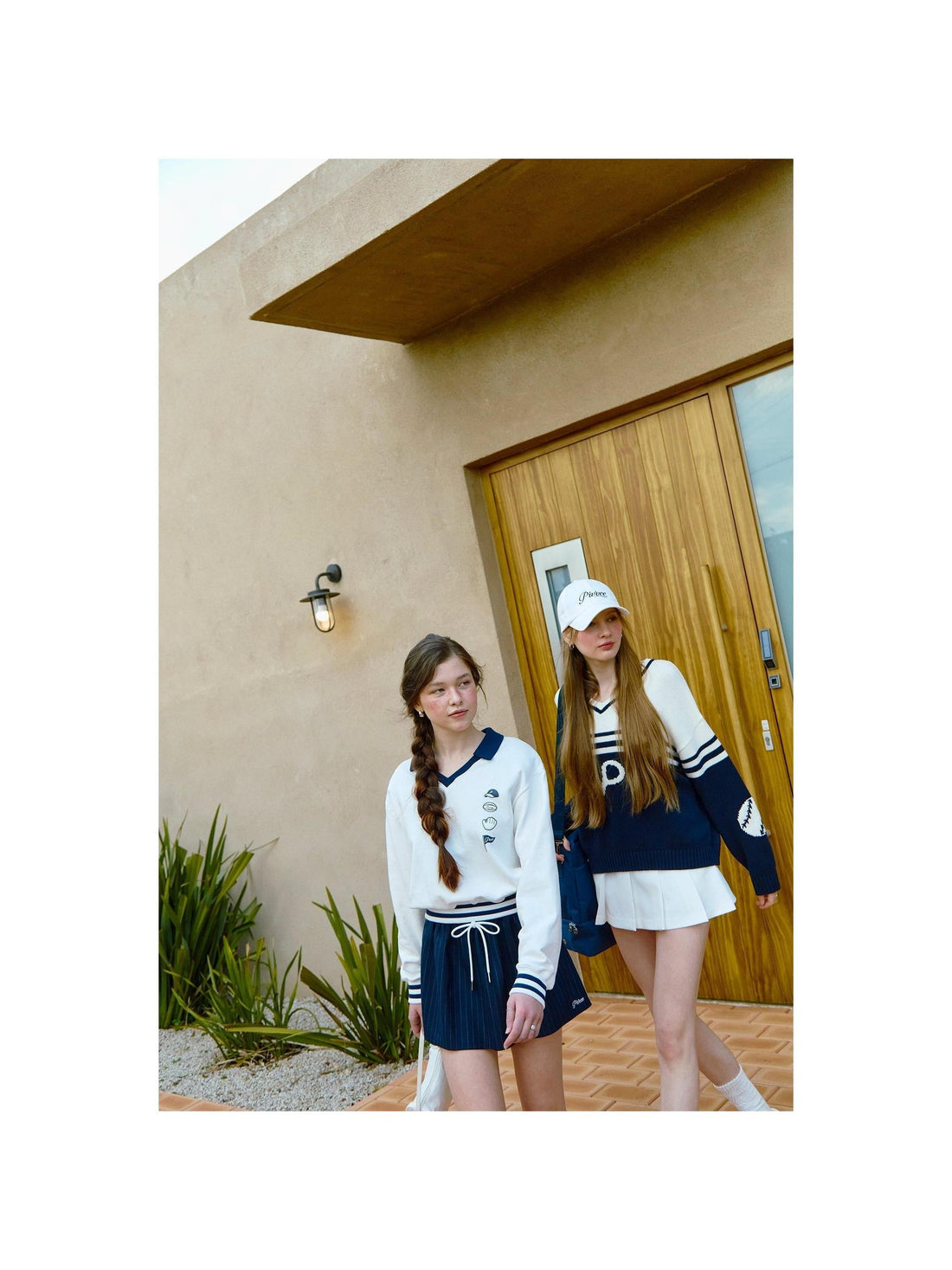 Piv'vee Pinstripe Drawstring Mini Skirt - The Golf Season | One Stop for Your Golf Shopping!