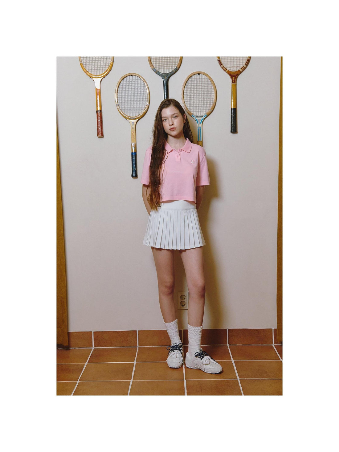 Piv'vee Smiley Crop PK Shirt - The Golf Season | One Stop for Your Golf Shopping!