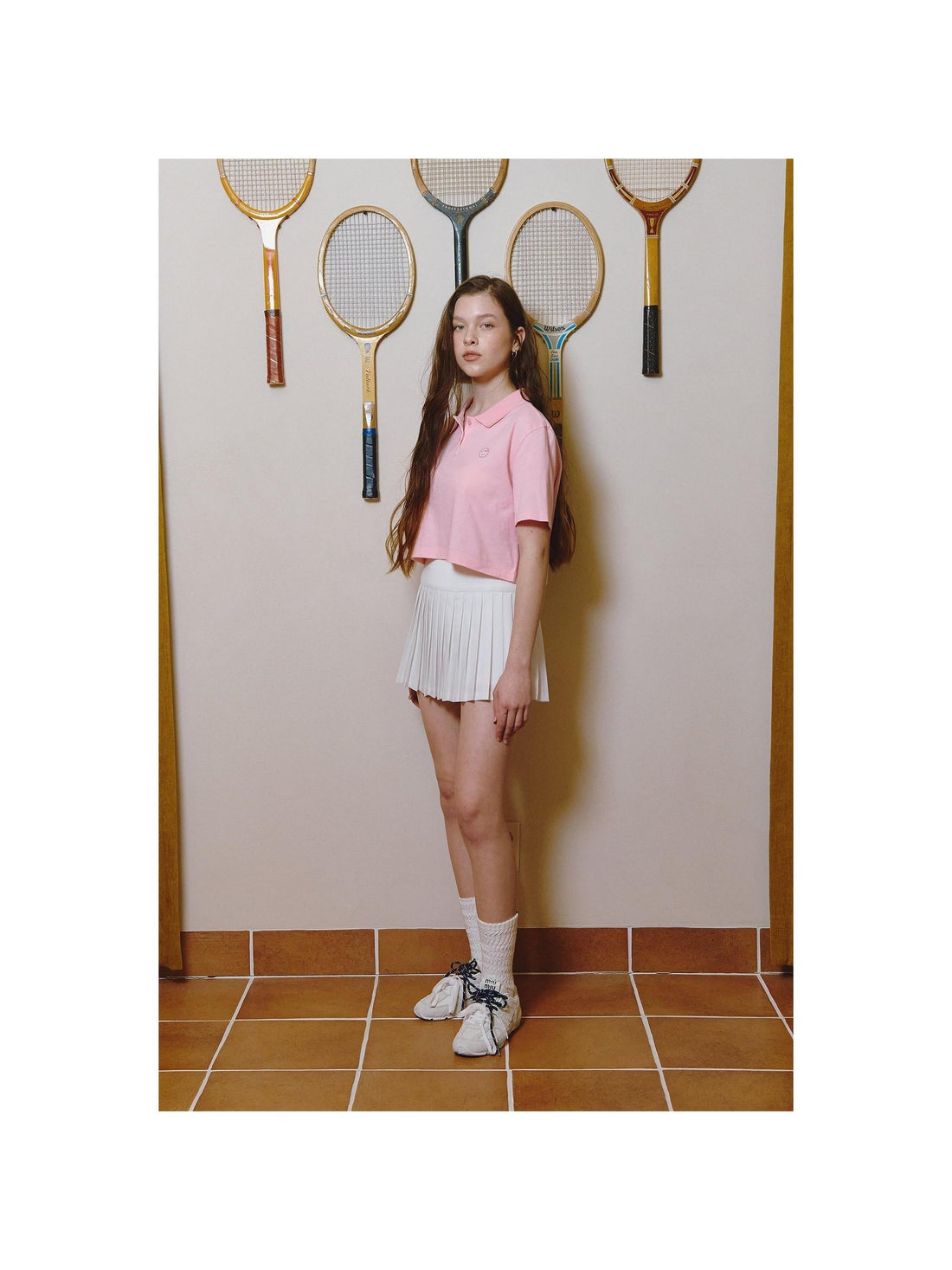 Piv'vee Smiley Crop PK Shirt - The Golf Season | One Stop for Your Golf Shopping!