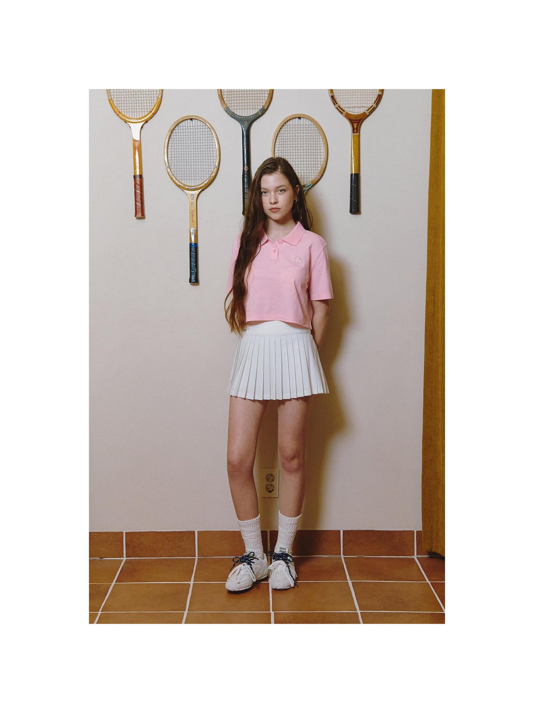 Piv'vee Smiley Crop PK Shirt - The Golf Season | One Stop for Your Golf Shopping!