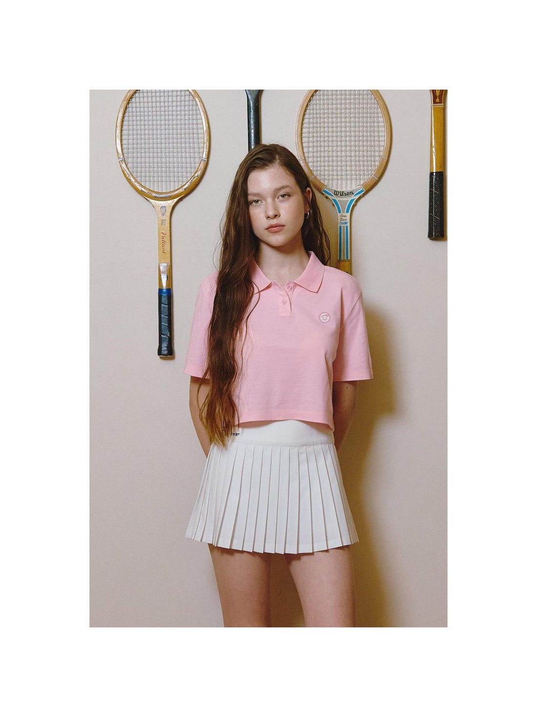 Piv'vee Smiley Crop PK Shirt - The Golf Season | One Stop for Your Golf Shopping!