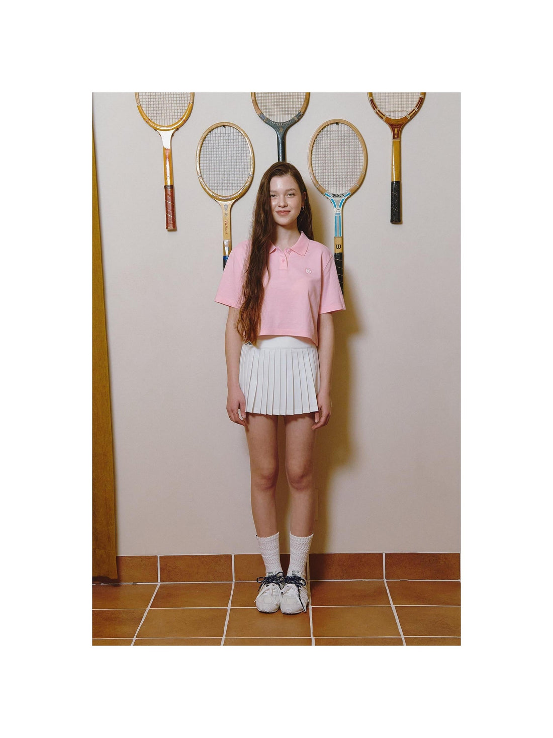 Piv'vee Smiley Crop PK Shirt - The Golf Season | One Stop for Your Golf Shopping!