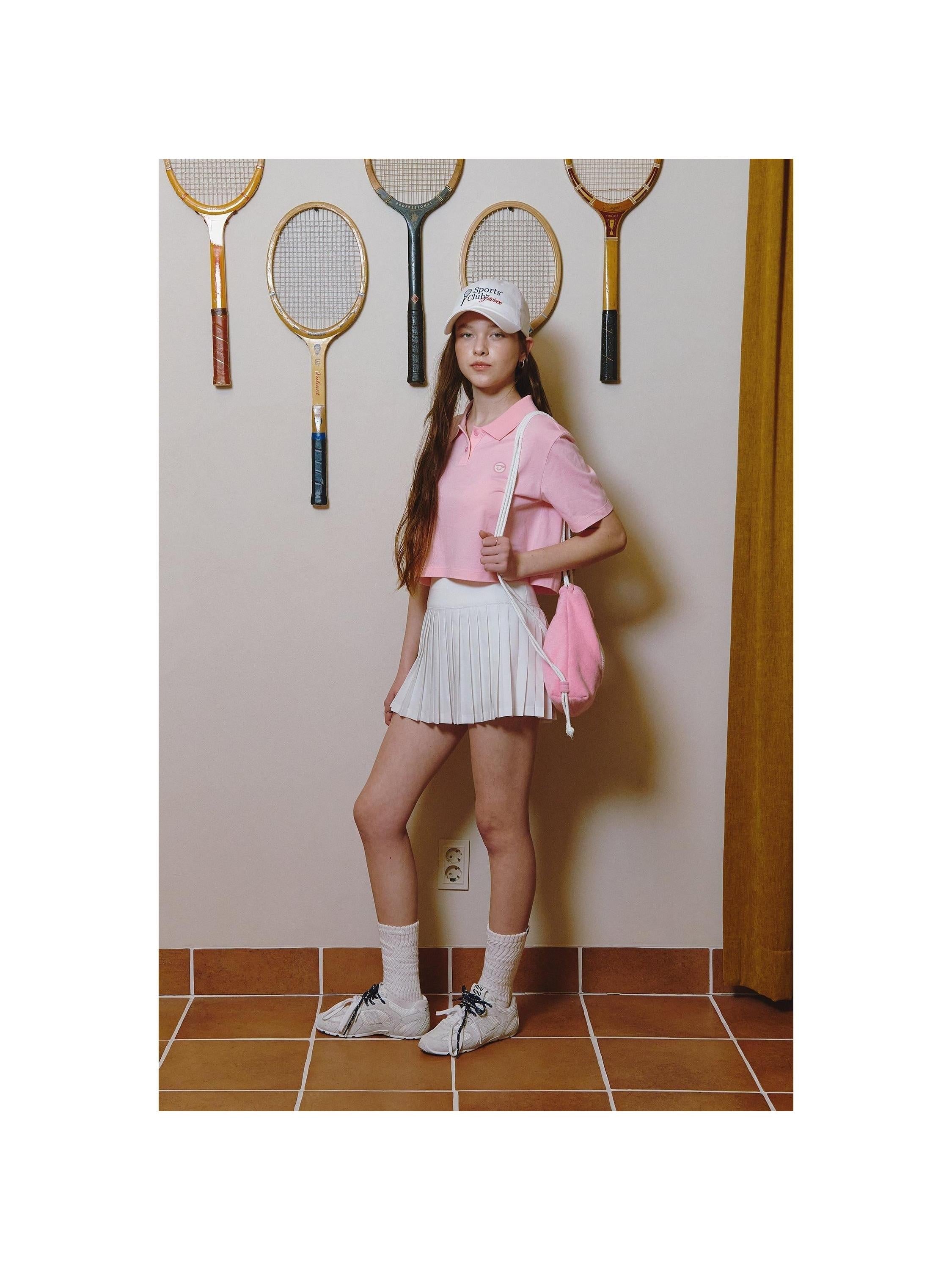 Piv'vee Smiley Crop PK Shirt - The Golf Season | One Stop for Your Golf Shopping!