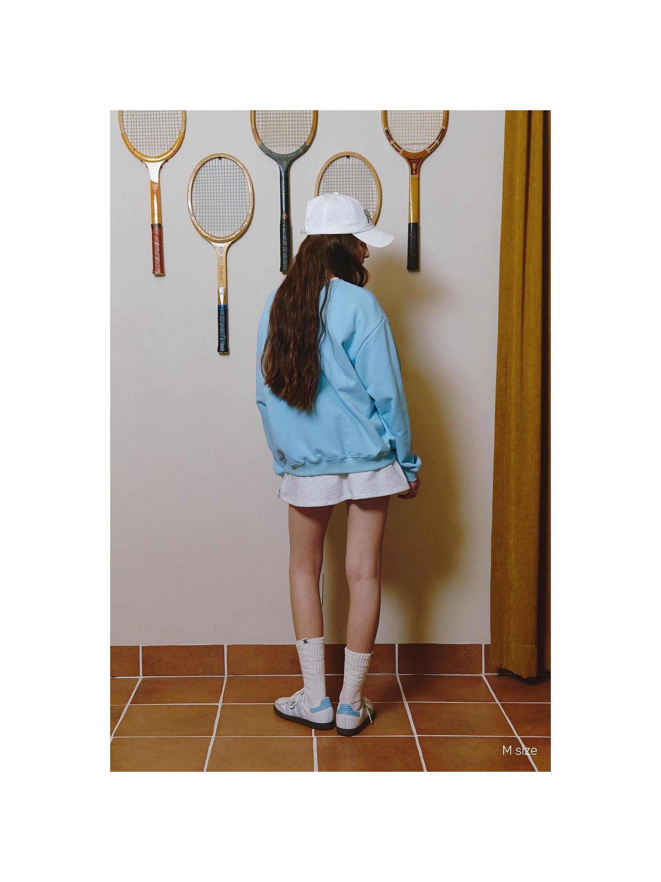 Piv'vee Blue Sweatshirt for Women, Perfect for Casual and Sporty Looks