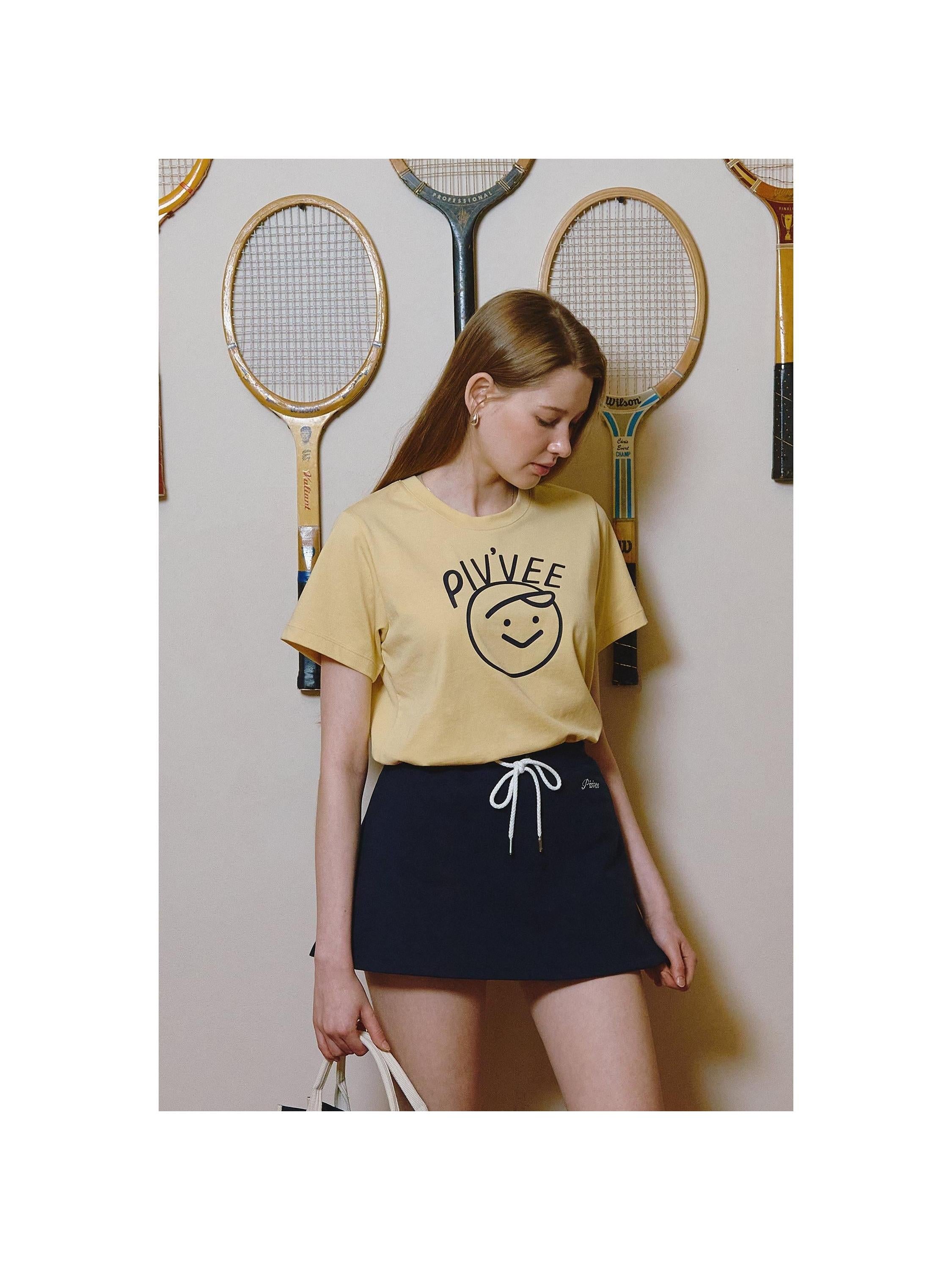 Piv'vee Smiley T-shirt - The Golf Season | One Stop for Your Golf Shopping!