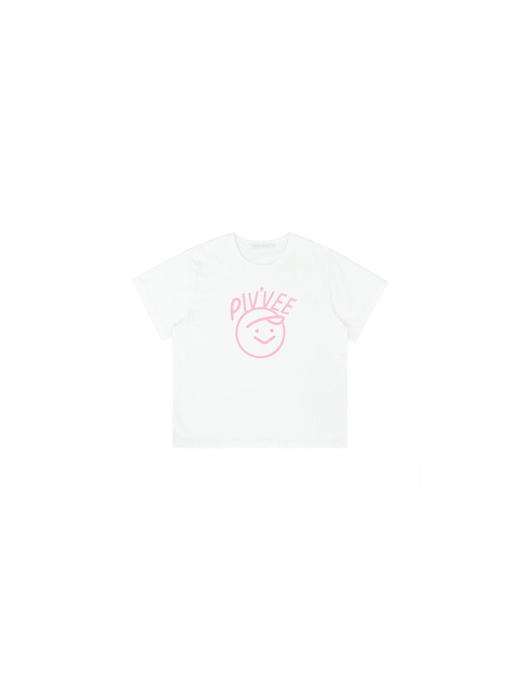 Piv'vee Smiley T-shirt - The Golf Season | One Stop for Your Golf Shopping!