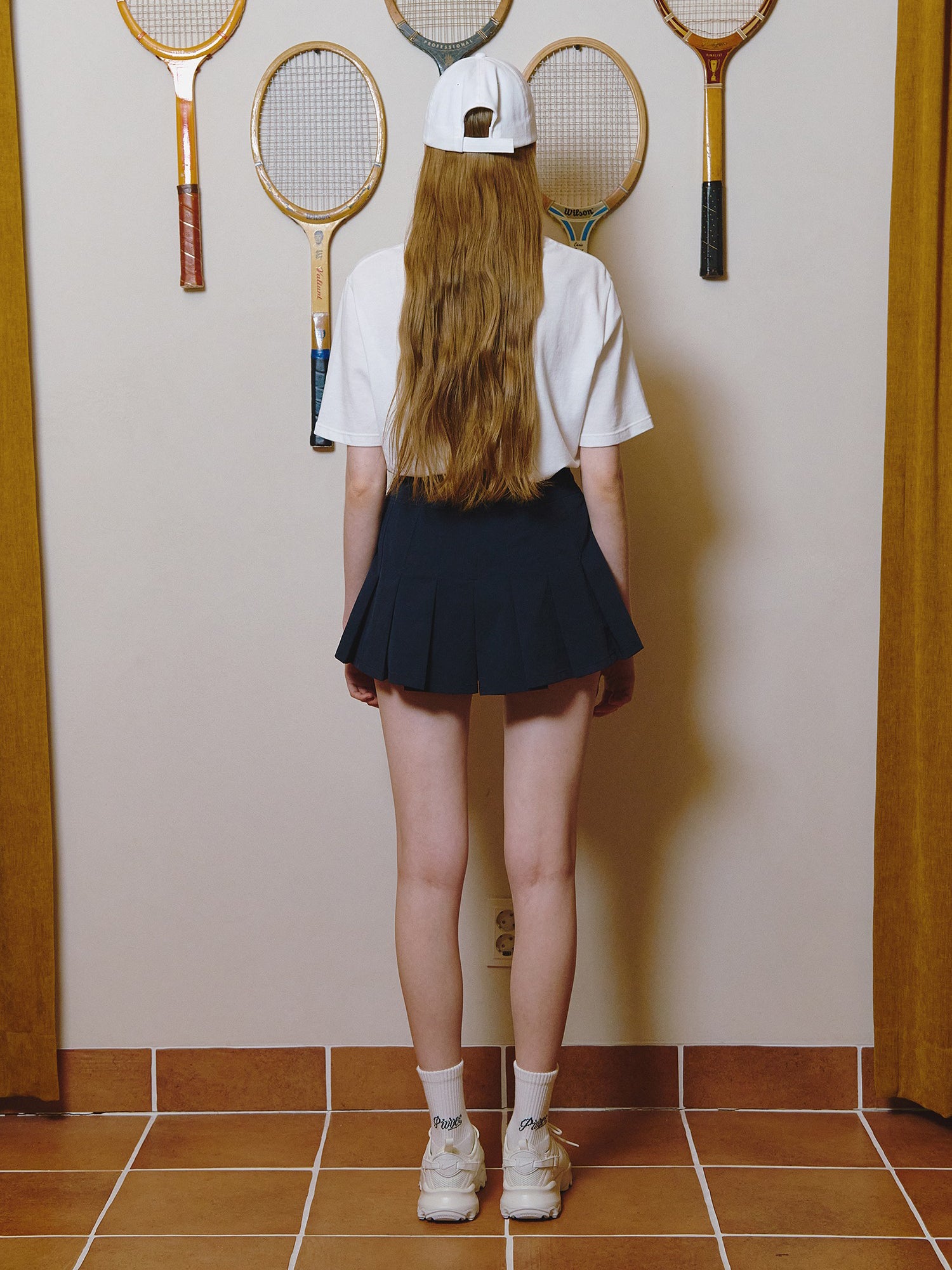 Piv'vee Pleated Culotte Pants-Black