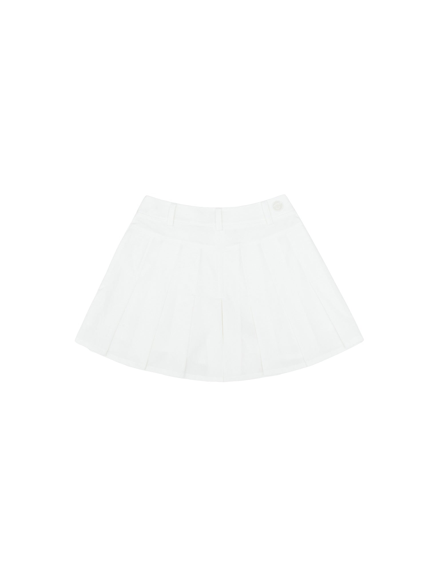 Piv'vee Pleated Culotte Pants-Cloud White
