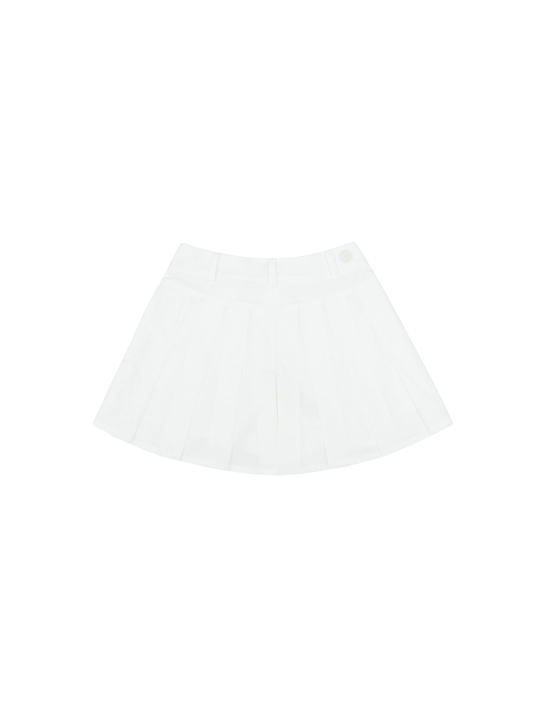 Piv'vee Pleated Culotte Pants-Cloud White