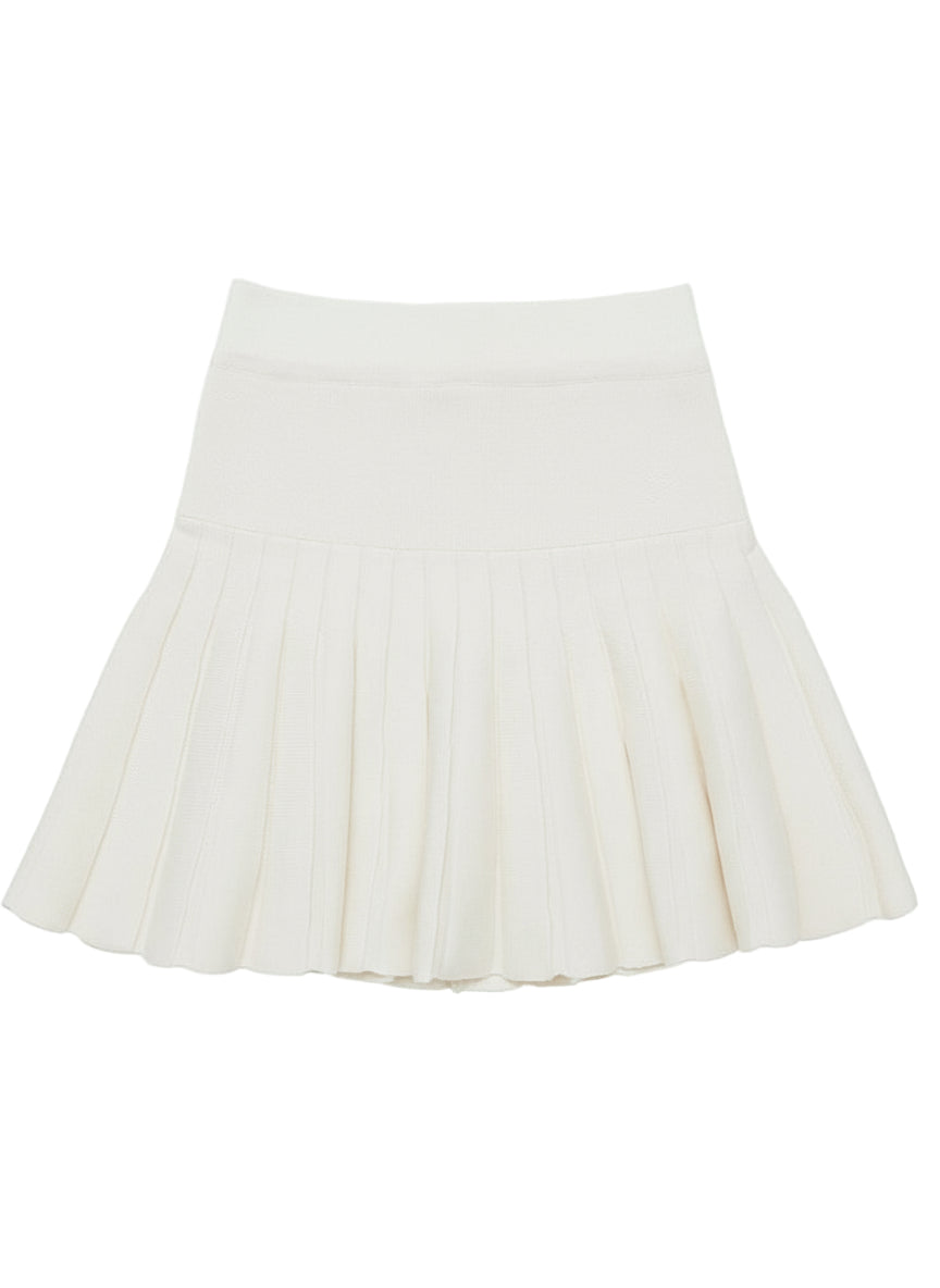 Piv'vee Signature Knit Skirt-Beige