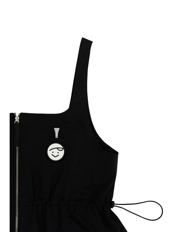 Piv'vee Sleeveless Dress-Black