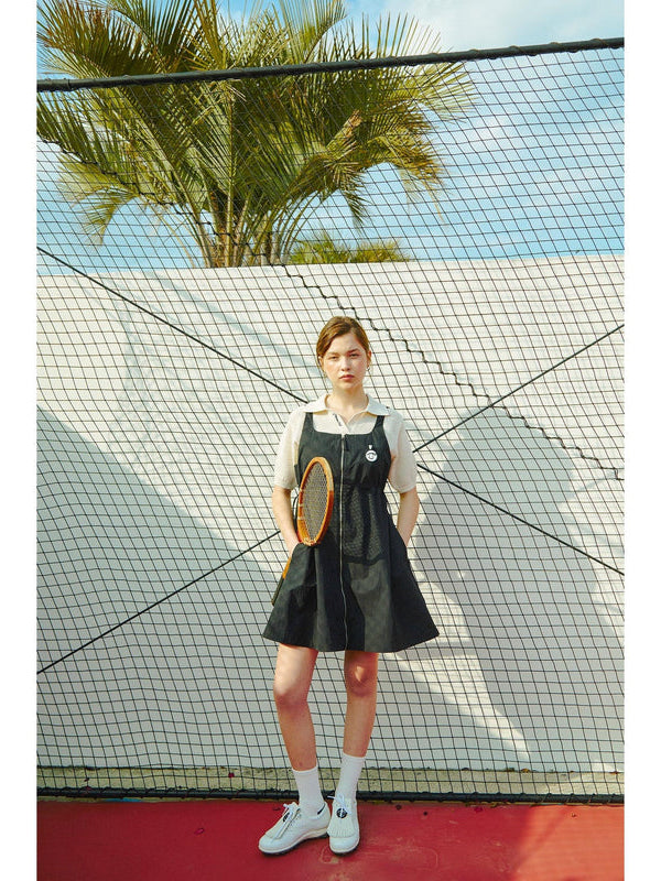 Piv'vee Sleeveless Dress-Black