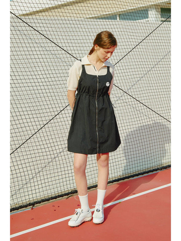 Piv'vee Sleeveless Dress-Black